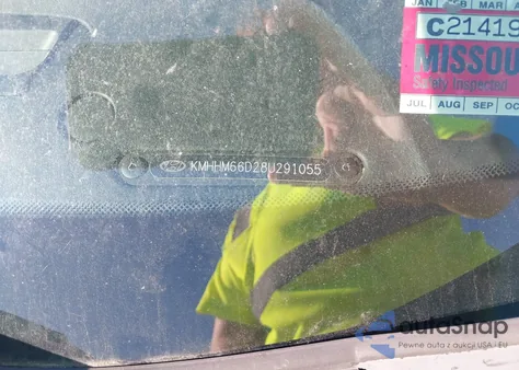 2008 Hyundai Tiburon Gs z USA, uszkodzony, nr VIN KMHHM66D28U291055